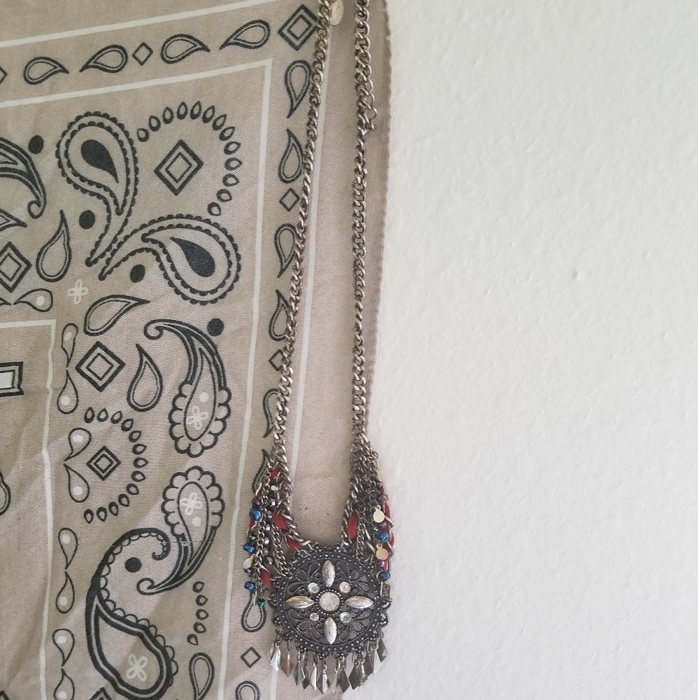American Eagle statement boho bohemian necklace - Picture 3 of 7
